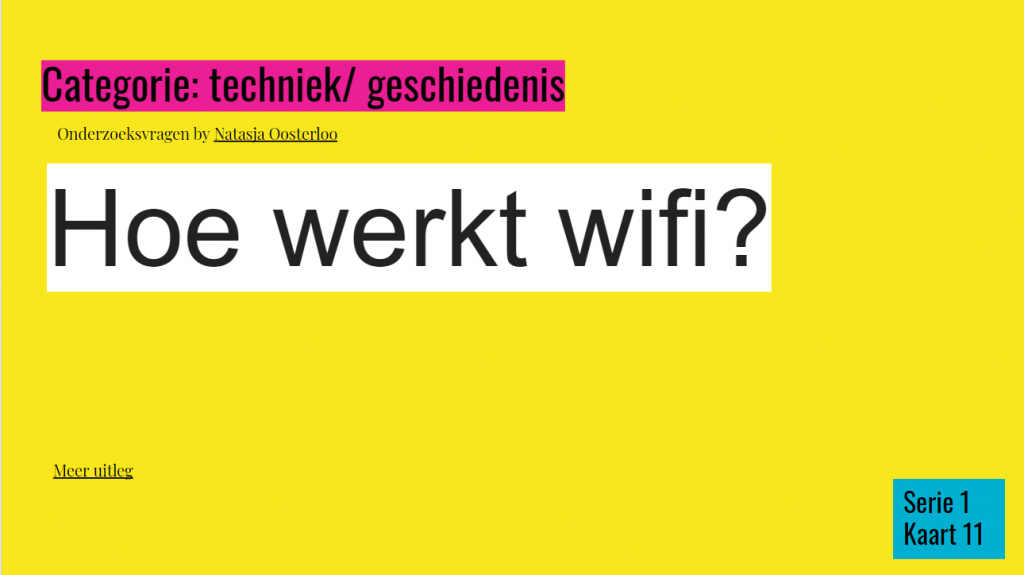 Hoe werkt wifi?